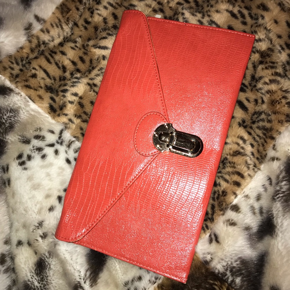 Textured Clutch Handbag